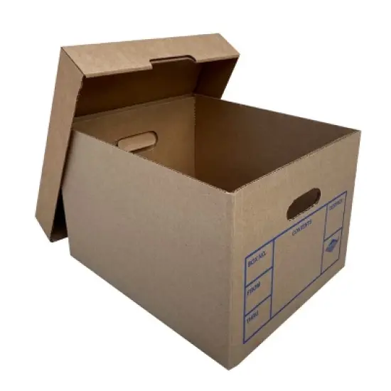 UBMOVE File Moving Boxes 200# Strength, Small, 15 x 12 x 10 Inches, 6 Pack image {6}