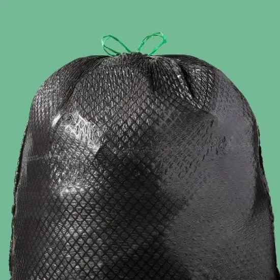 Extra-Strong Rodent Repellent Large Drawstring Trash Bags - Mint Scent - 30gal/20ct - up&up&trade; image {1}