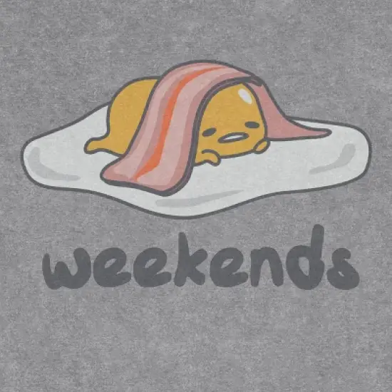 Men's Sanrio Gudetama Short Sleeve Graphic T-Shirt - Heather Gray image {2}