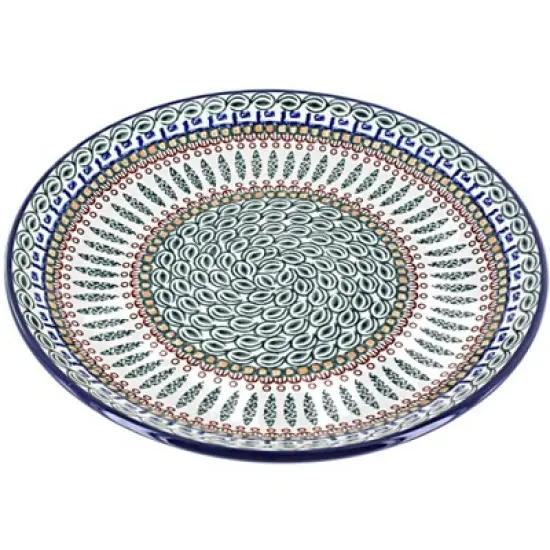 Blue Rose Polish Pottery Ceramika Artystyczna Dinner Plate image {14}