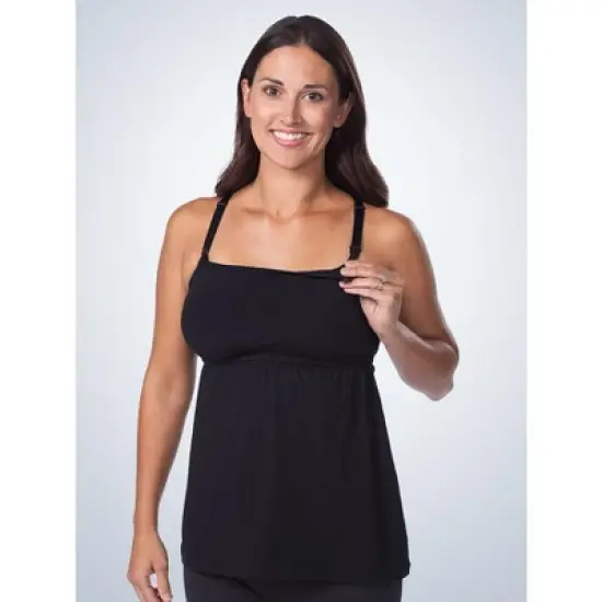 Leading Lady Modern Square Neck Maternity to Nursing Tank image {4}