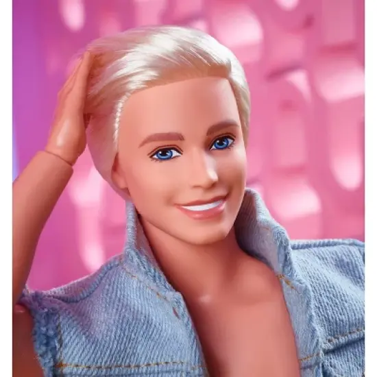 Barbie: The Movie Collectible Ken Doll Wearing Denim Matching Set image {1}
