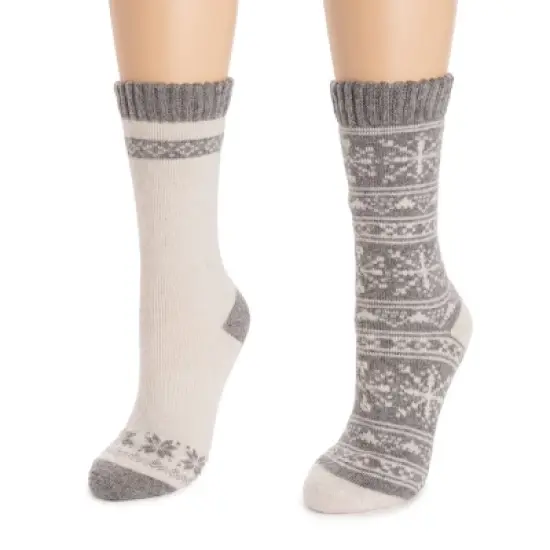 MUK LUKS Women's 2 Pack Wool Socks image {5}
