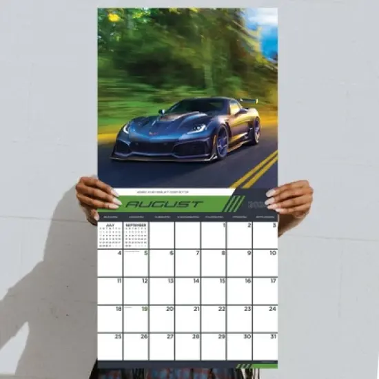 TF Publishing 2024 Wall Calendar 12"x12" Corvette image {3}
