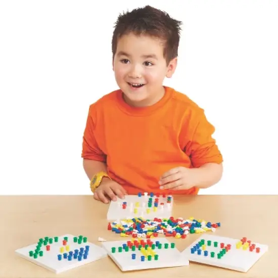Edx Education Pegs and Pegboards Set, 1000 Pegs, 5 Boards image {2}
