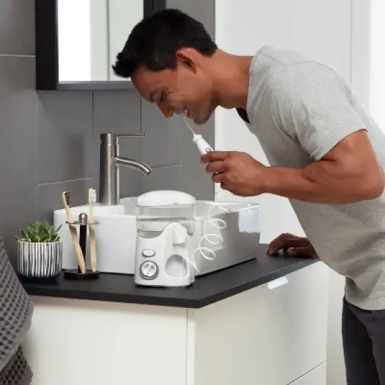 Waterpik Ultra Water Flosser Countertop Oral Irrigator For Teeth image {10}