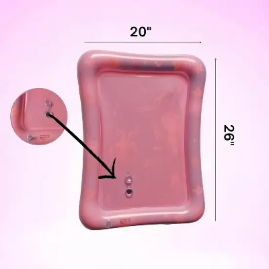 4E&rsquo;s Novelty Water Mat for Babies &ndash; Inflatable Tummy Time Sensory Play Mat image {3}