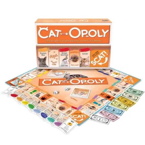 Late for the Sky: CAT-Opoly Monopoly Board Game image {5}