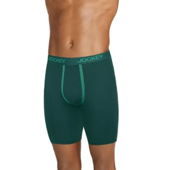 Jockey Men's Chafe Proof Pouch Ultra Soft Modal 8.5" Long Leg B image {10}