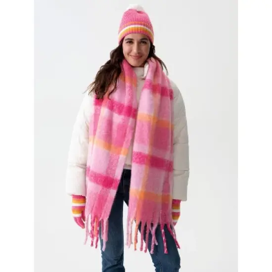 Shiraleah Pink Parker Touchscreen Gloves image {1}