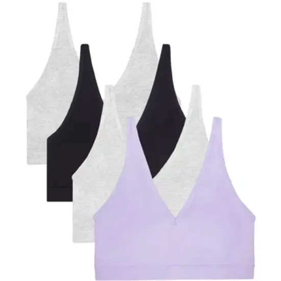 Smart & Sexy Women's Comfort Cotton Plunge Bralette image {16}