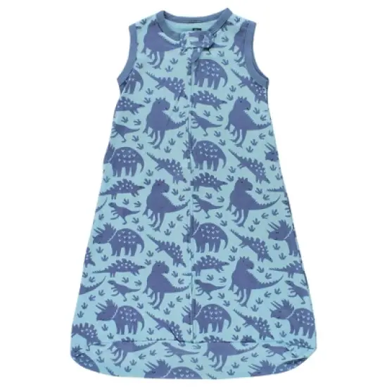 Hudson Baby Infant Boy Interlock Cotton Sleeveless Sleeping Bag, Dinosaurs image {3}