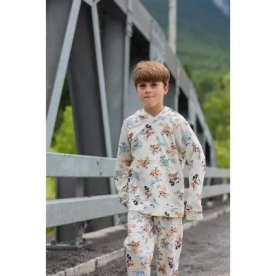 Disney Mickey Mouse Donald Duck Goofy Pluto French Terry Pullover Hoodie and Set Infant to Big Kid image {1}