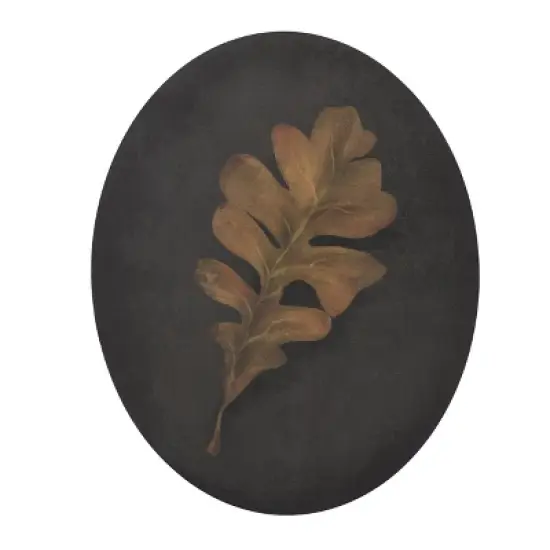 8"x10" Moody Leaf Painted Board Wall Art - Threshold&trade; designed with Studio McGee image {3}