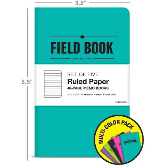Elan Publishing Company Mini Field Book Set - Line Text / Combo. - COLORS Covers image {6}