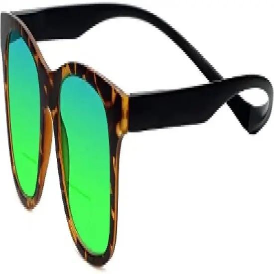 Magz Chelsea Magnetic Front Connecting Polarized Sun OR Bi-Focal Sunglasses in Black Blue image {9}