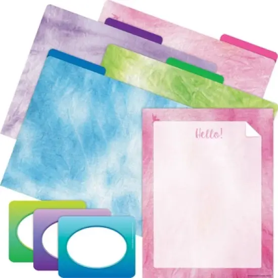 Barker Creek Pink Ombre Get Organized File Folders Set Multi-Design 107 per Set: Stationery, Top Tab, Non-Pronged, 50 Sheet Capacity image {7}