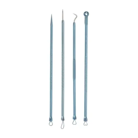 Unique Bargains Heart Facial Pimple Extractor Kit 1 Set image {7}