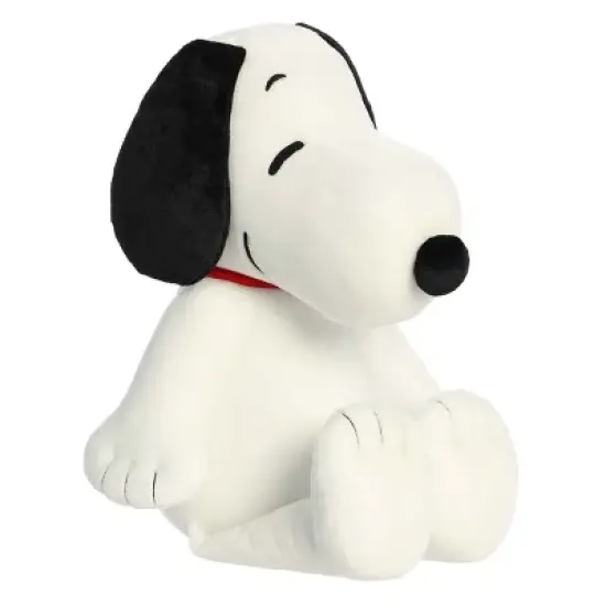 Aurora X-Large Jumbo Floppy Snoopy Peanuts Adorable Stuffed Animal White 33" image {2}