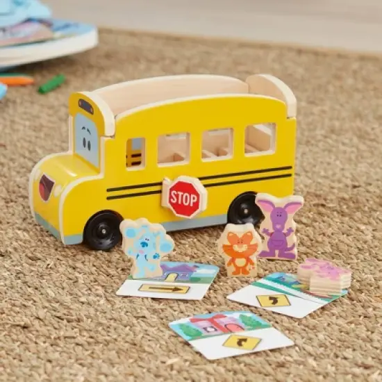 Melissa & Doug Blues Clues & You! Wooden School Bus image {4}