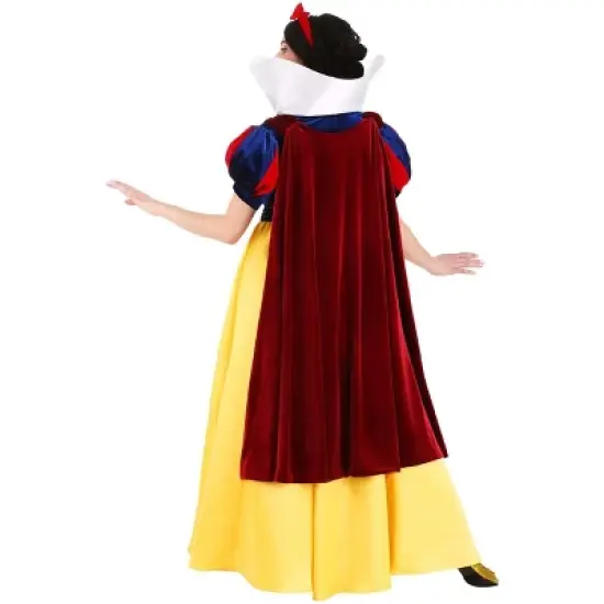 HalloweenCostumes.com Disney's Snow White Costume for Women, Adult Magical Princess Classic Yellow Bodice and Skirt image {15}