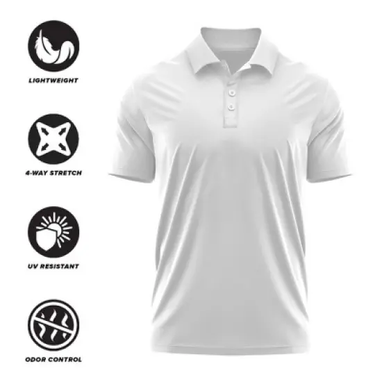 Men's Averett University Adult Polo Left Chest Logo image {4}