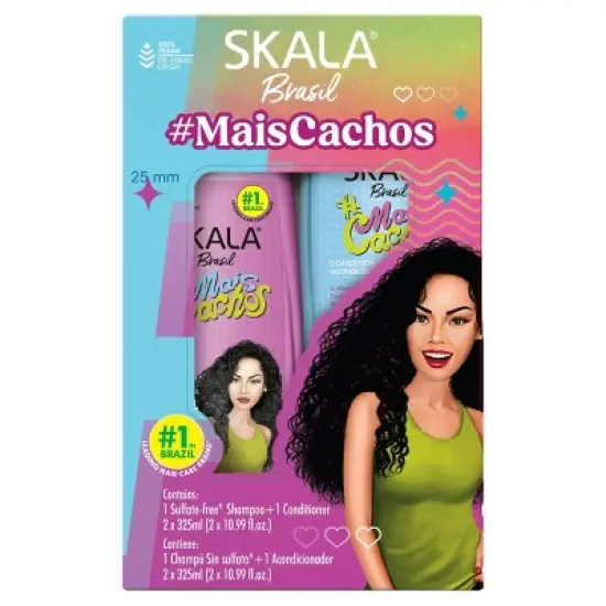SKALA Mais Cachos Shampoo and Conditioner Kit - 2ct/10.99 fl oz image {5}