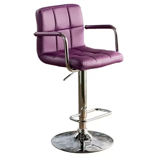 Ethan Adjustable Swivel Barstool with Arms - Furniture of America image {10}