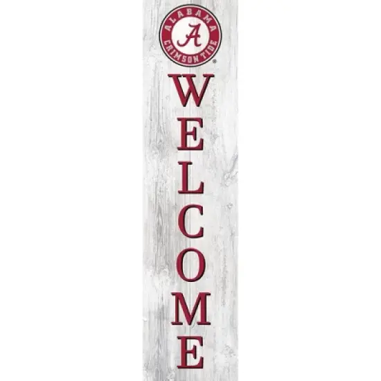 NCAA Alabama Crimson Tide 48" Welcome Leaner image {3}