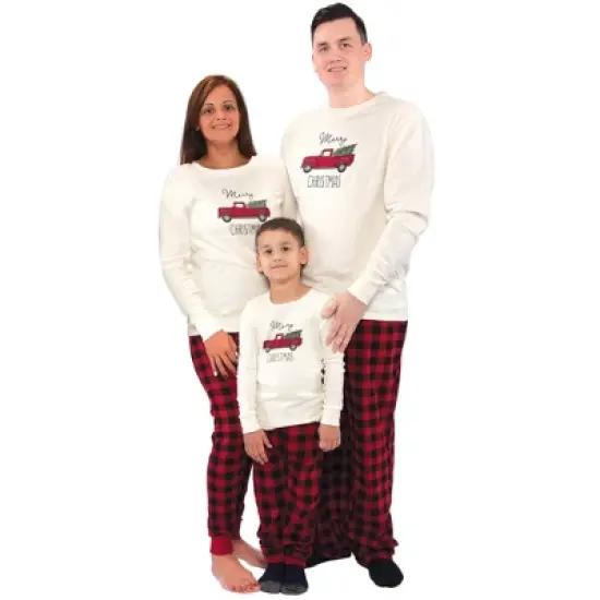 Touched by Nature Baby, Toddler and Kids Unisex Holiday Pajamas, Kids Christmas Tree image {2}