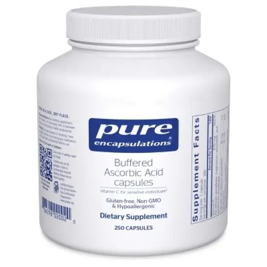 Pure Encapsulations Buffered Ascorbic Acid Capsules - Vitamin C for Sensitive Individuals* image {8}