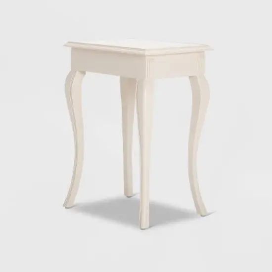 Collins Side Table with Drawer Cream - Finch image {7}