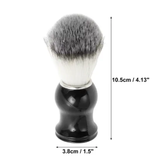 Unique Bargains Durable Shaving Brush 4.13"x1.5" Black 1 Pc image {1}