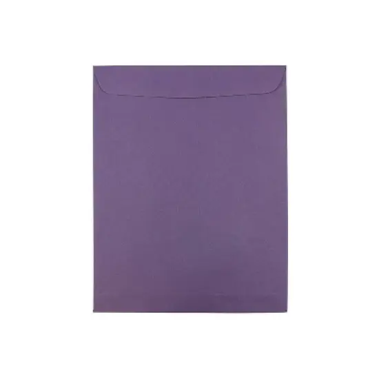 JAM Paper 10 x 13 Open End Catalog Envelopes Dark Purple 50/Pack (1287032i) 1287032I image {2}