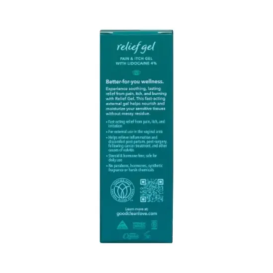 Good Clean Love Pain and Itch Relief Gel - 1fl oz. image {4}