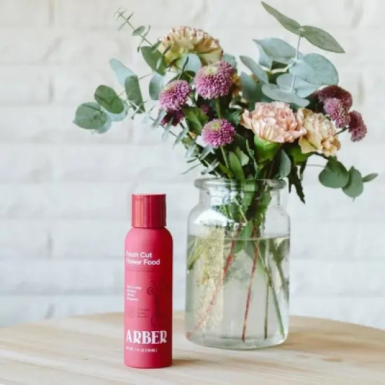 Arber 4oz Organic Cut Flower Plant Food Fertilizer: Nutrient-Rich Feed for Blooms, Enhances Floral Health & Longevity image {2}