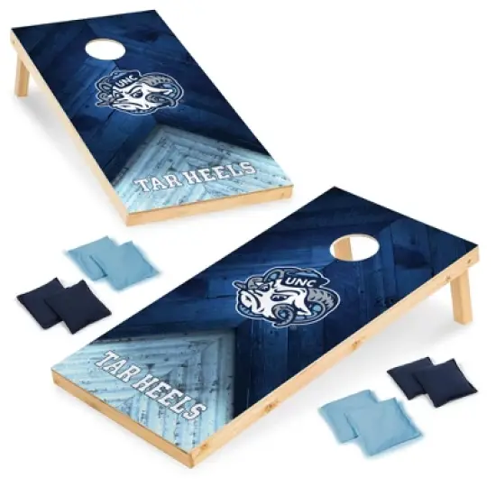 NCAA North Carolina Tar Heels 2'x4' Wood Cornhole Set image {6}