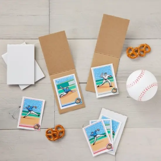 Stockroom Plus 75 Pack Corrugated Cardboard Sleeves for Sports Cards, Trading Card Shipping Supplies, Flat Vending 3 x 4.5" image {2}