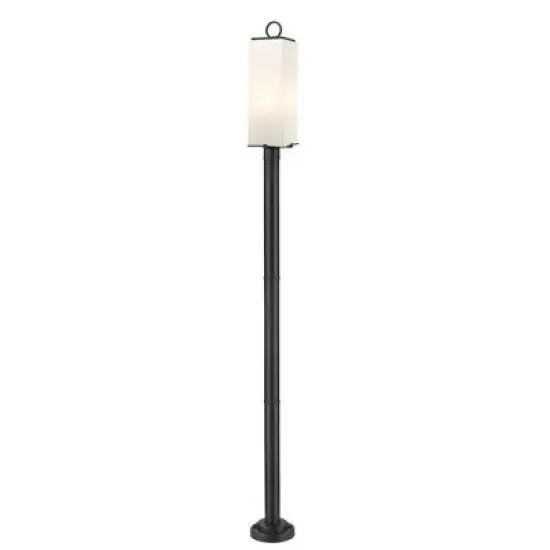 Sana Outdoor Aluminum Fixture - 3 Bulbs, Dimmable, Wet Rated, 9"x100.25", Matte Black image {2}