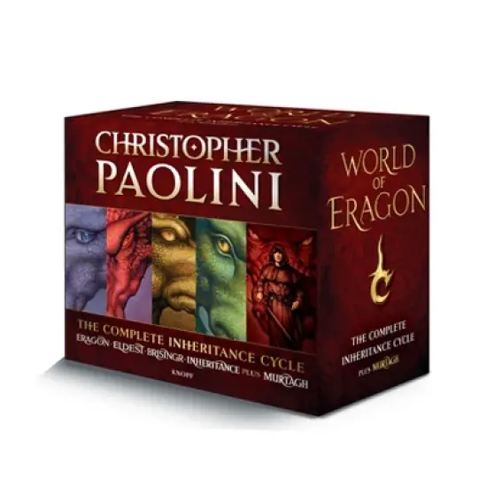 World of Eragon 5-Book Paperback Boxed Set - (Inheritance Cycle) by  Christopher Paolini (Mixed Media Product) image {1}
