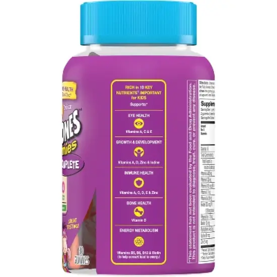 The Flintstones Kids' Complete Multivitamin Gummies - Mixed Fruit image {1}