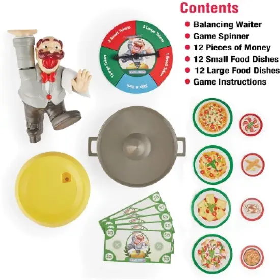 Game Zone Don&rsquo;t Tip the Waiter - Test Your Skills in This Hilarious Stacking and Balancing Game - Family Game Night Must-Have for 2-4 Players Ages 4+ image {5}