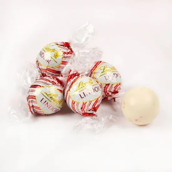 2.6 lb Holiday Gift  for Clients Peppermint Lindt Truffles (95 pcs) - Very Merry image {1}