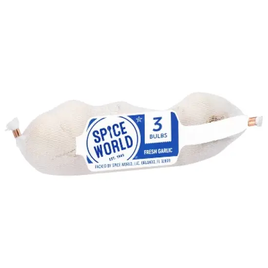 Spice World Fresh Whole Garlic - 3ct Bag image {2}