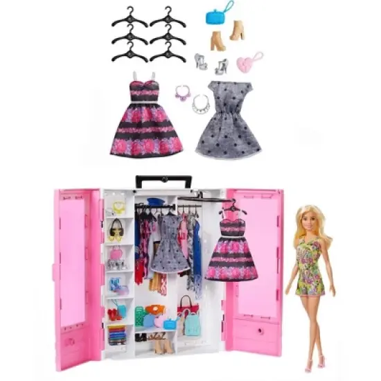 Barbie Fashionistas Ultimate Closet with Doll image {1}
