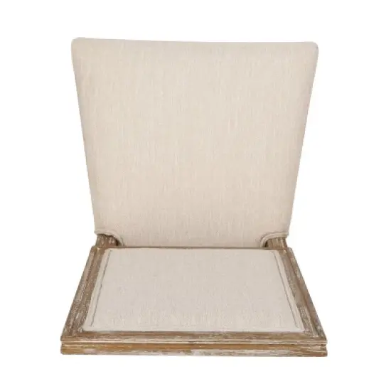 2pk Regina French Country Wood Upholstered Dining Chairs  - Christopher Knight Home image {5}