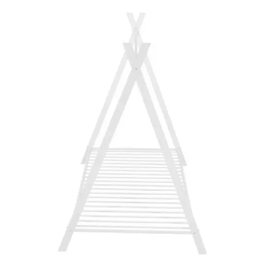 Metal Floor Play House Bed with Slat Tent Bed Frame-ModernLuxe image {6}