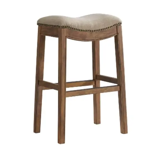 Set of 2 Williston Bar Height Stools - Alaterre Furniture image {2}
