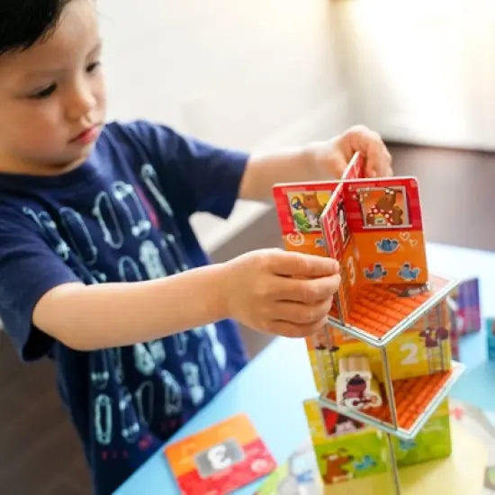 HABA My Very First Games Rhino Hero Junior Cooperative Stacking & Matching Game image {7}