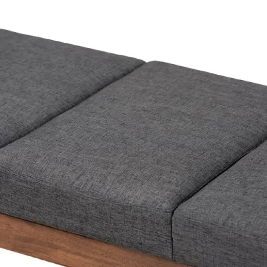 Larisa Wood Bench - Baxton Studio image {1}